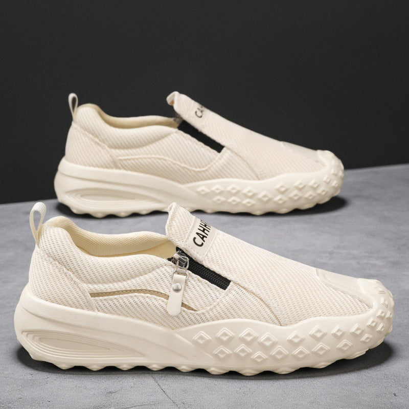 Men’s Light Luxury Canvas Slip-On Loafers Casual Shoes