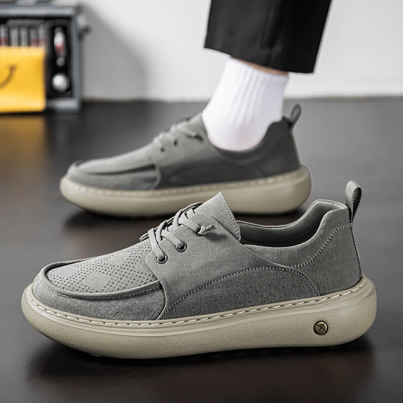 Men’s Slip-On Cloth Shoes Breathable Casual Shoes Summer