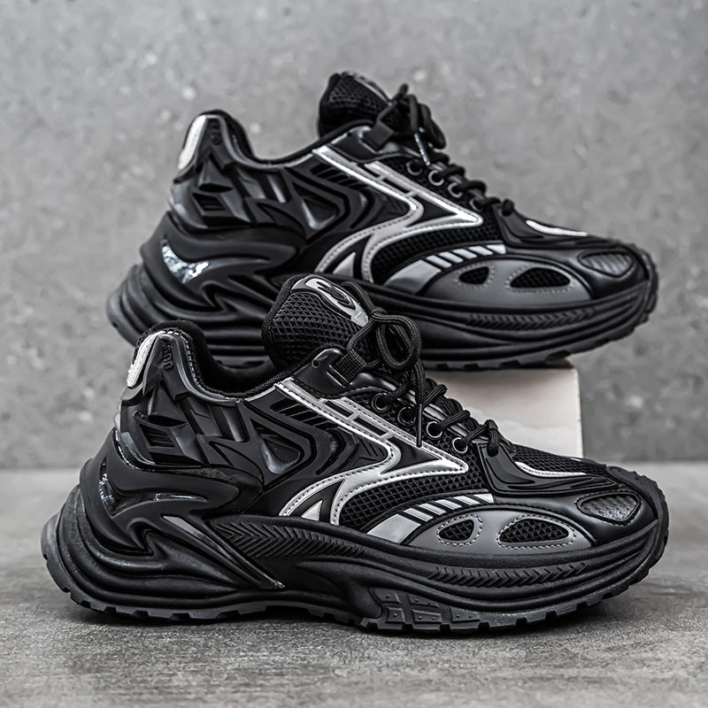 2024 Breathable Mecha Grid Casual Men's Sneakers Shoes