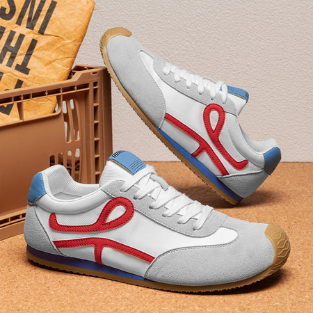 2026 Suede Thick Sole Designer Breathable Men Sneakers