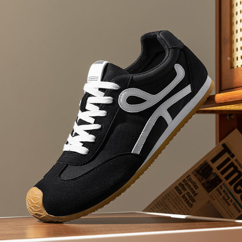 2026 Suede Thick Sole Designer Breathable Men Sneakers