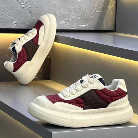 2026 Light Luxury Thick Sole Street Men Sneakers Shoes