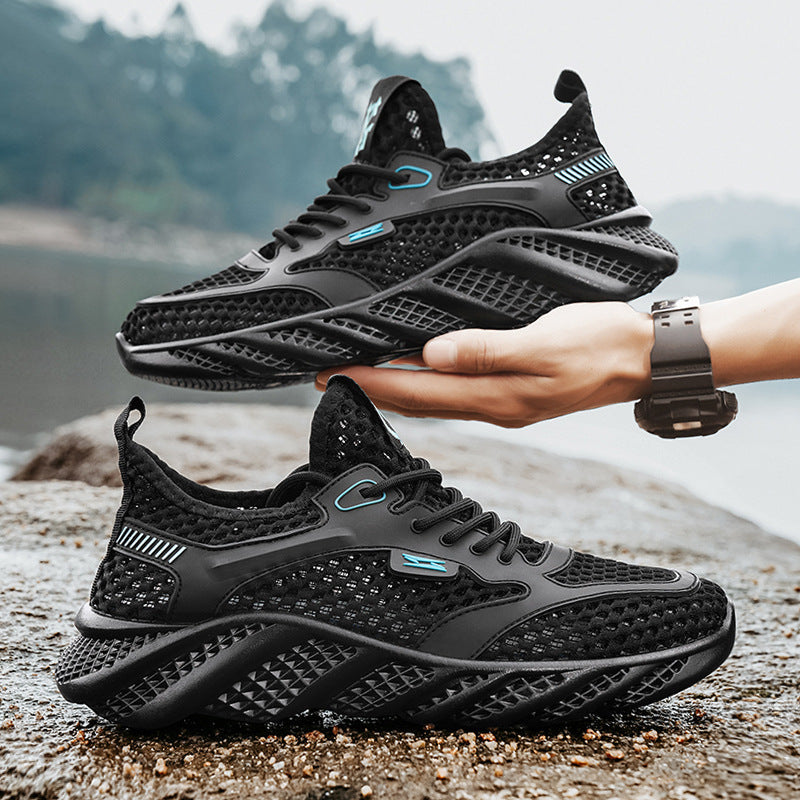 Ultra Light Breathable Mesh Plus Size Men Sneakers