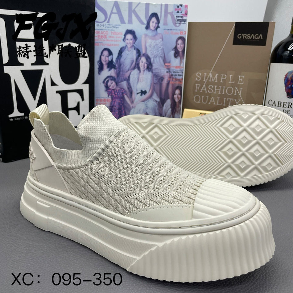 Sock Fly-Knit Breathable Thick Sole Men Sneakers