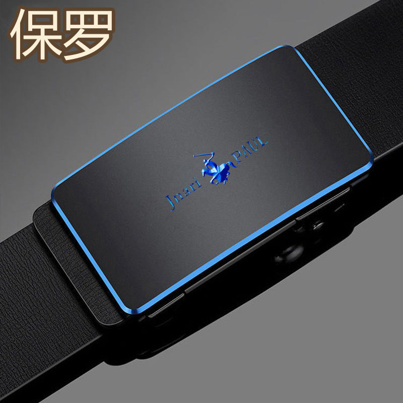 Men’s Automatic Buckle Leather Belt – Fashion Business Style