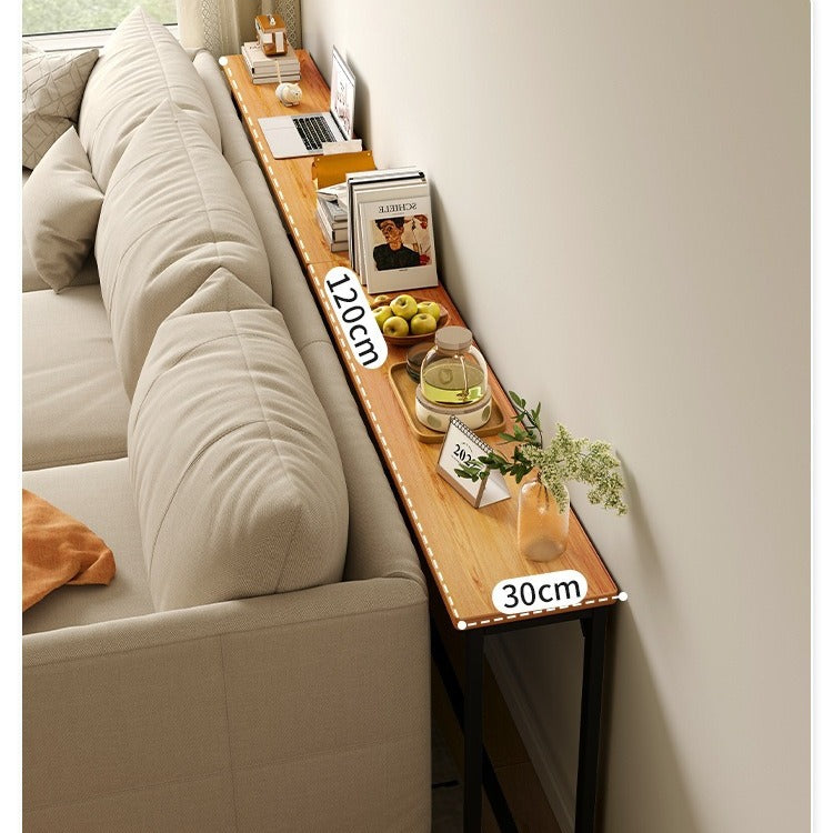 Ultra Narrow Sofa Rear Storage Shelf Cabinet