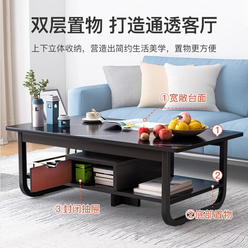 Modern Low Coffee Table for Living Room Balcony