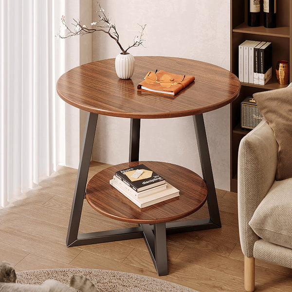 Light Luxury Small Round Sofa Side Table