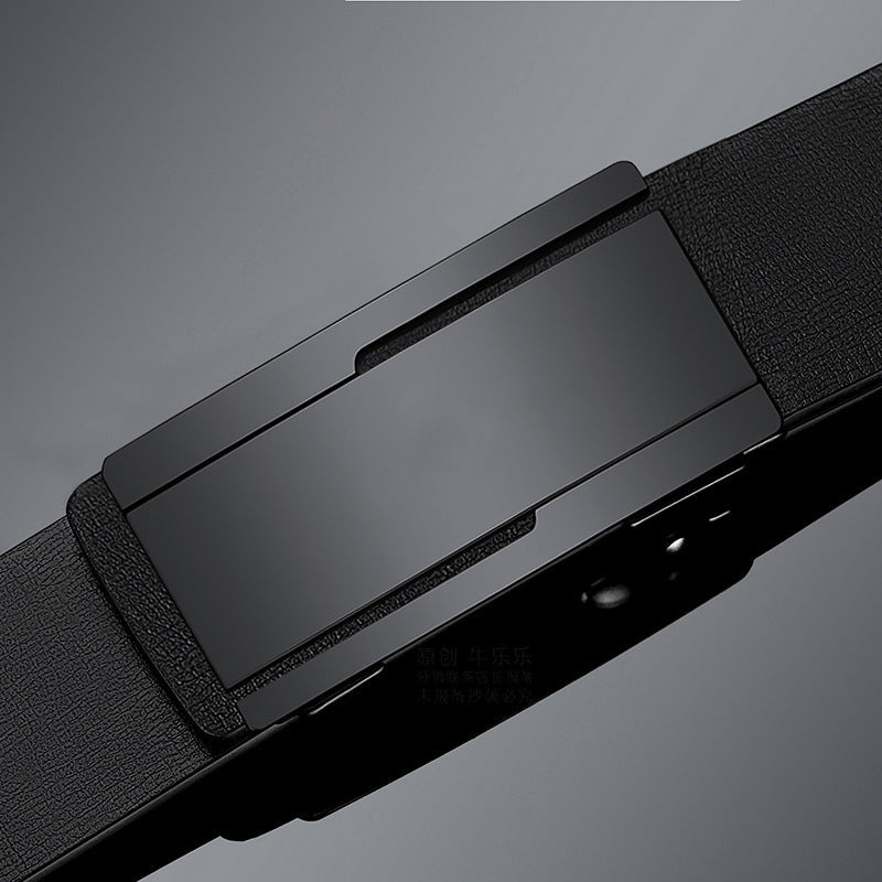 Men’s Formal Leather Automatic Buckle Belt