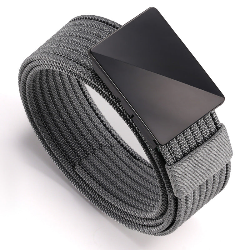 Men's belt with wolf brown - automatic buckle design for casual and formal wear