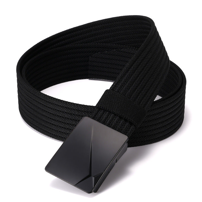 Men's belt with wolf brown - automatic buckle design for casual and formal wear