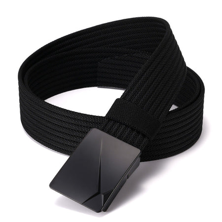 Men's belt with wolf brown - automatic buckle design for casual and formal wear