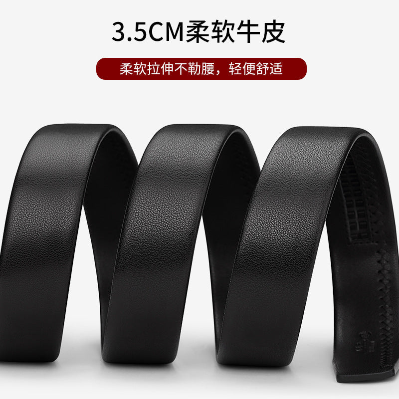 Septwolves Men’s Leather Automatic Buckle Belt