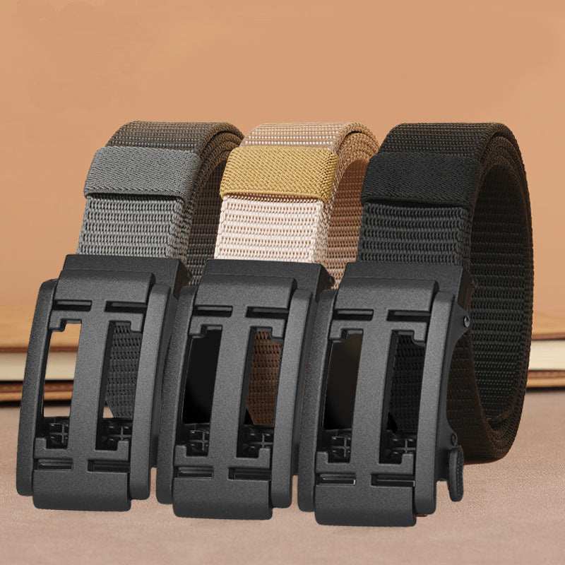 Men’s Nylon Tactical Automatic Buckle Belt