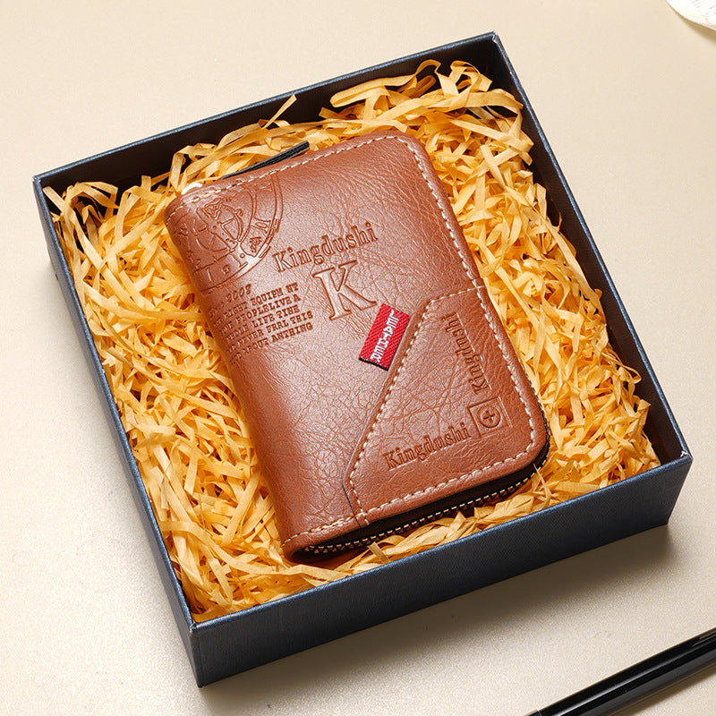 Men’s Large Capacity Short Wallet Multi-Card Slot