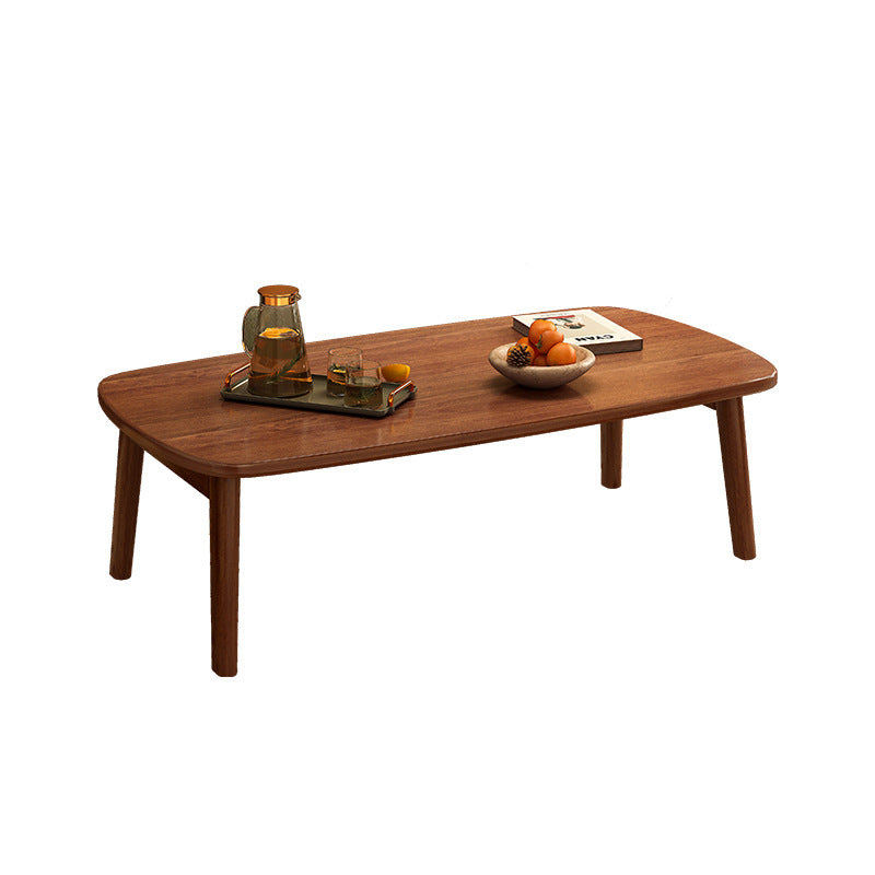 Foldable Solid Wood Coffee Table for Modern Living Room