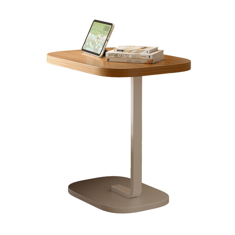 Solid Wood Lift-Top Mobile Bedside Storage Table