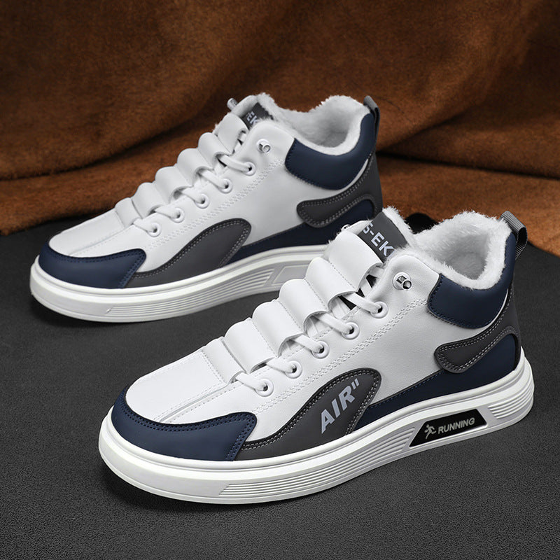 Men’s Winter Fleece Lined High Top Warm Casual Shoes