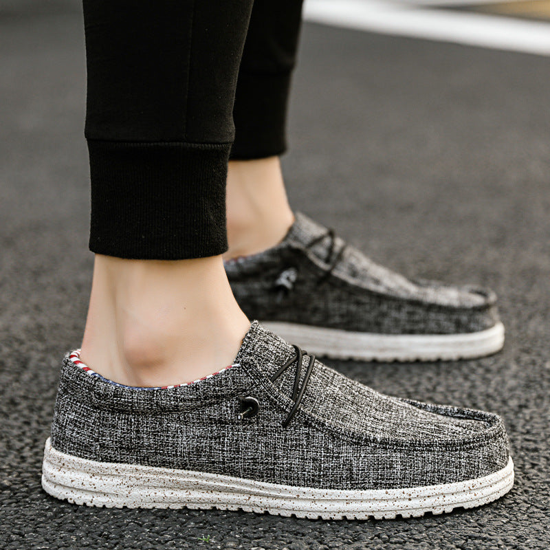 Pzg- Black men's sneakers - casual athletic shoes with cushioned comfortable sole