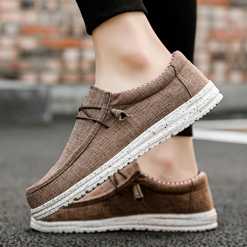 Men’s Korean Style Slip-On Casual Lazy Shoes Big Size