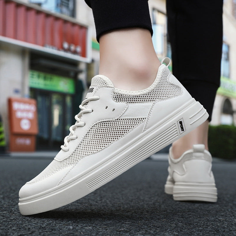 Men’s Hollow Mesh Casual Sneakers Breathable Shoes