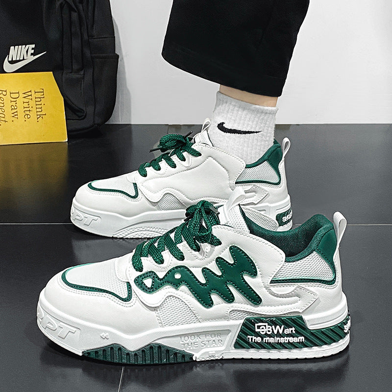 Men’s Thick Sole Korean Style Casual Sneakers