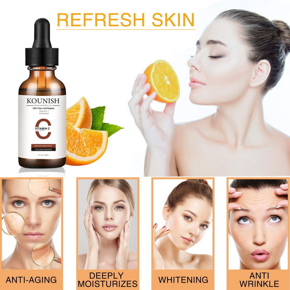 L-Vitamin C Essence for Hydration and Refined Pores