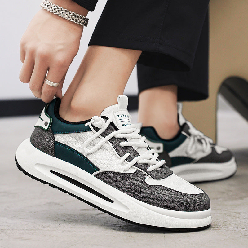 Men’s Thick Sole Casual Sneakers Breathable Sports Shoes