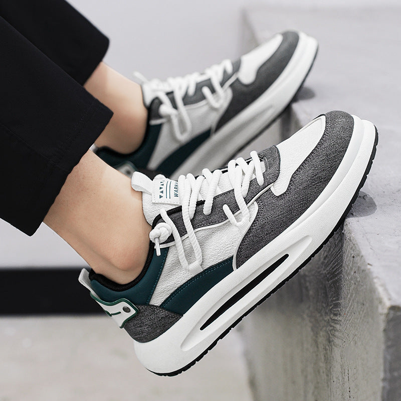 Men’s Thick Sole Casual Sneakers Breathable Sports Shoes