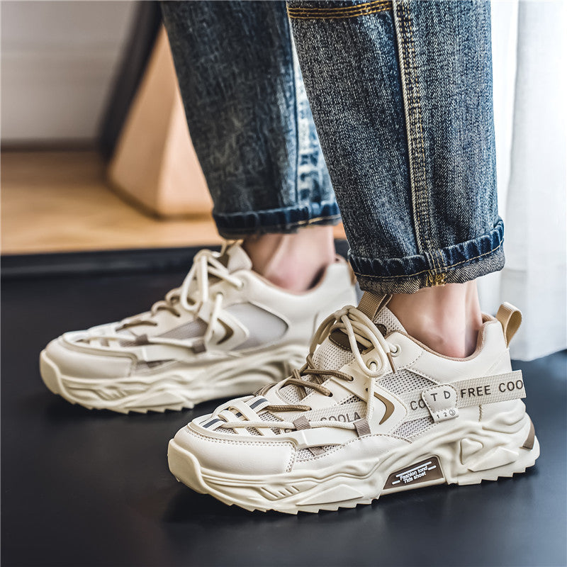 Men’s Thick Sole Mesh Sneakers Casual Sports Shoes