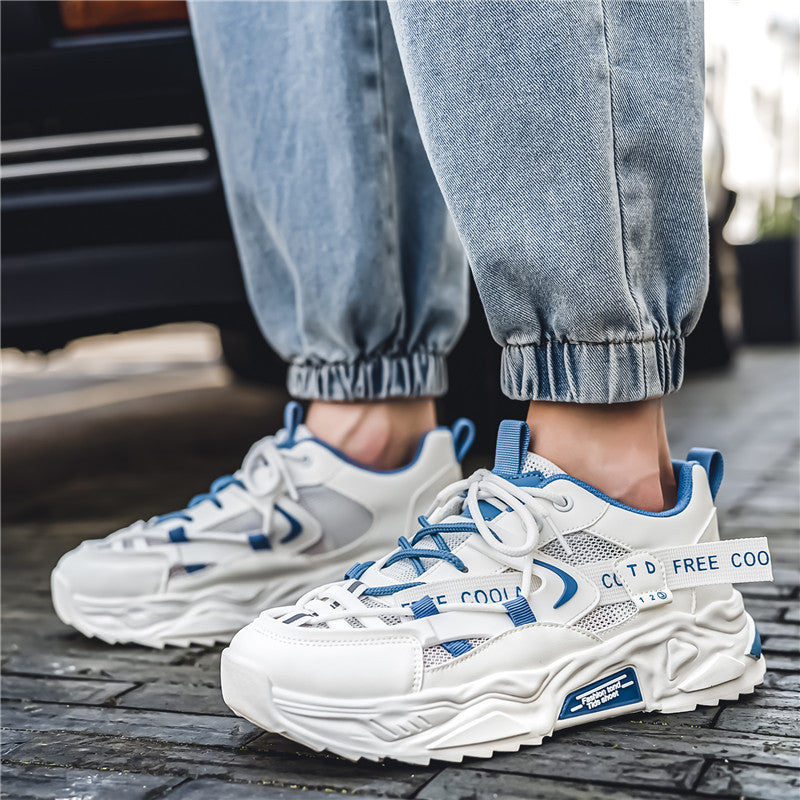 Men’s Thick Sole Mesh Sneakers Casual Sports Shoes