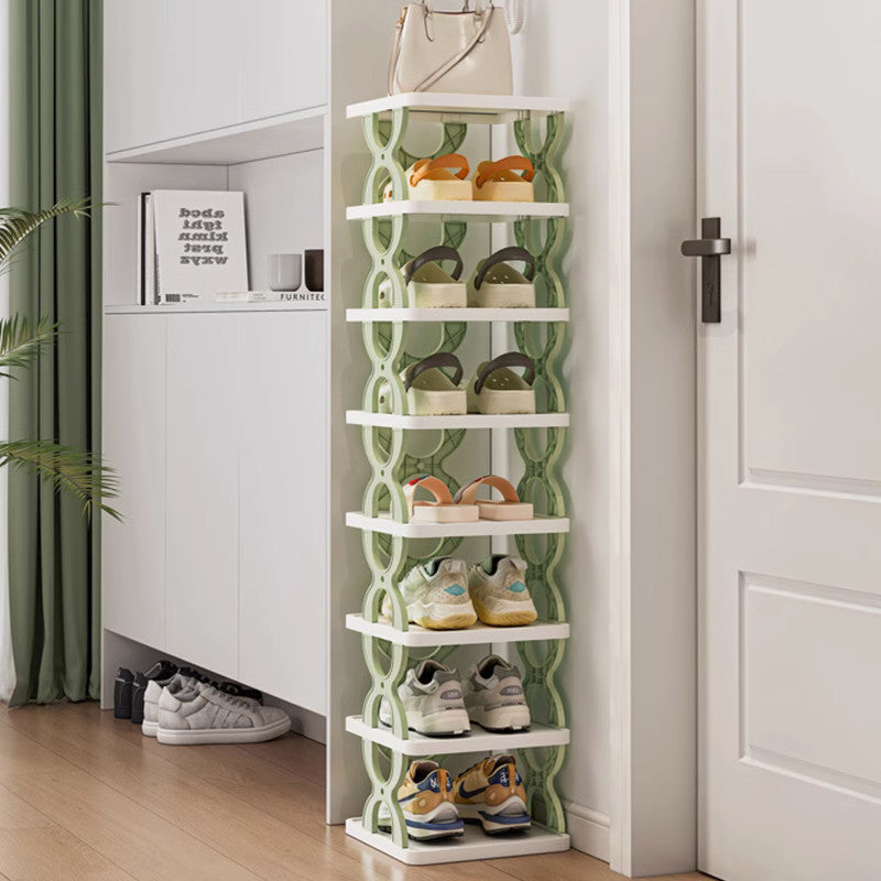 Space-Saving Multi-Layer Indoor Shoe Cabinet Rack — Seven orange 24 26 98