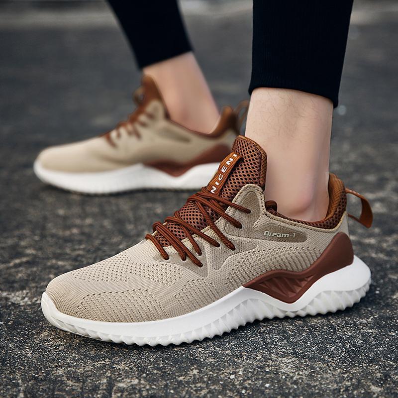 Men’s Korean Style Fly Knit Running Shoes