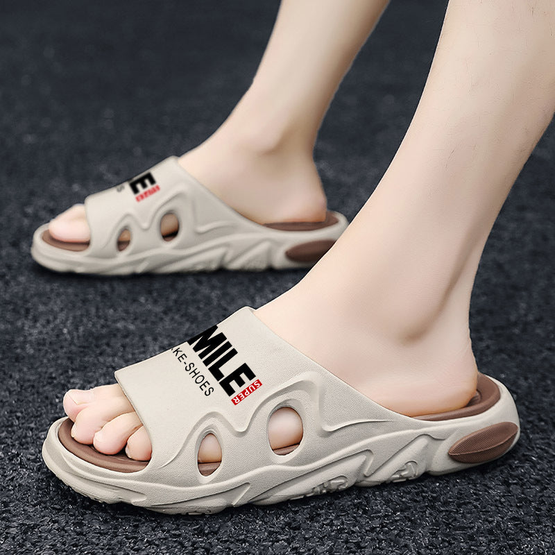 Unisex EVA Thick Sole Beach Slippers Non-Slip Summer Shoes