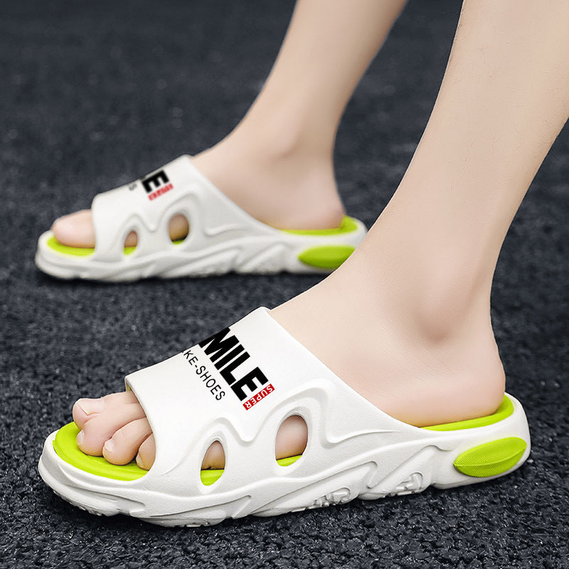 Unisex EVA Thick Sole Beach Slippers Non-Slip Summer Shoes