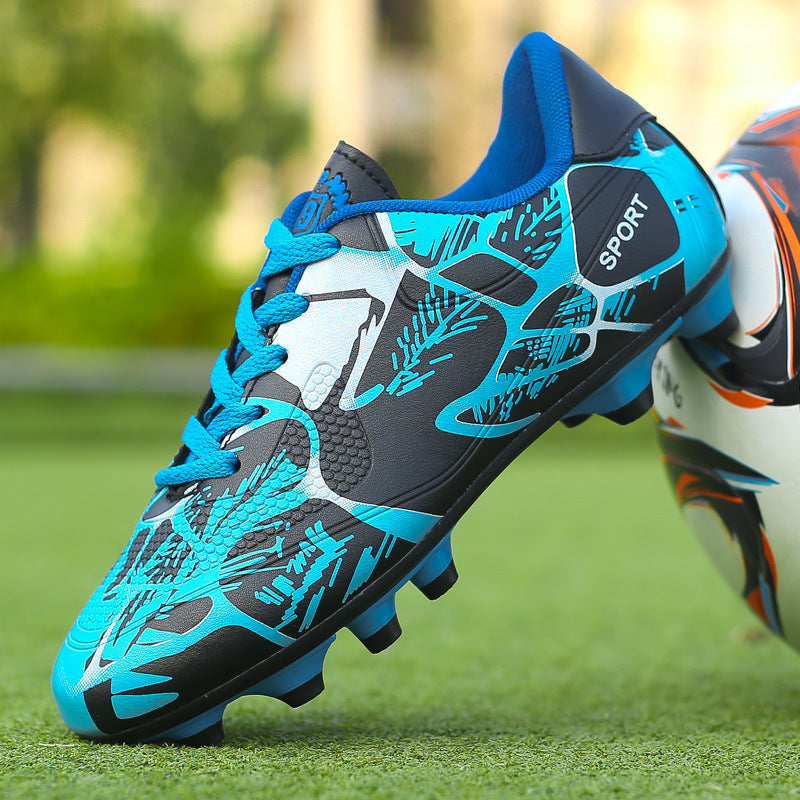 Sky Blue (Spike) men's soccer shoes - lightweight performance cleats for field and training use