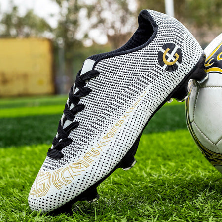 1 Spike White men's soccer shoes - lightweight performance cleats for field and training use