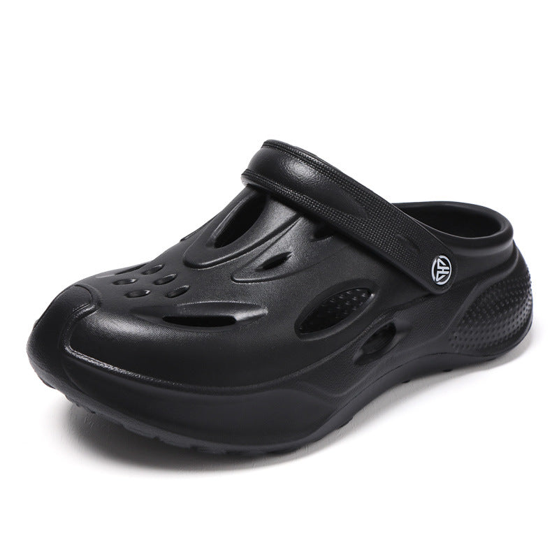 Men's Closed Toe Summer Buckle Slippers