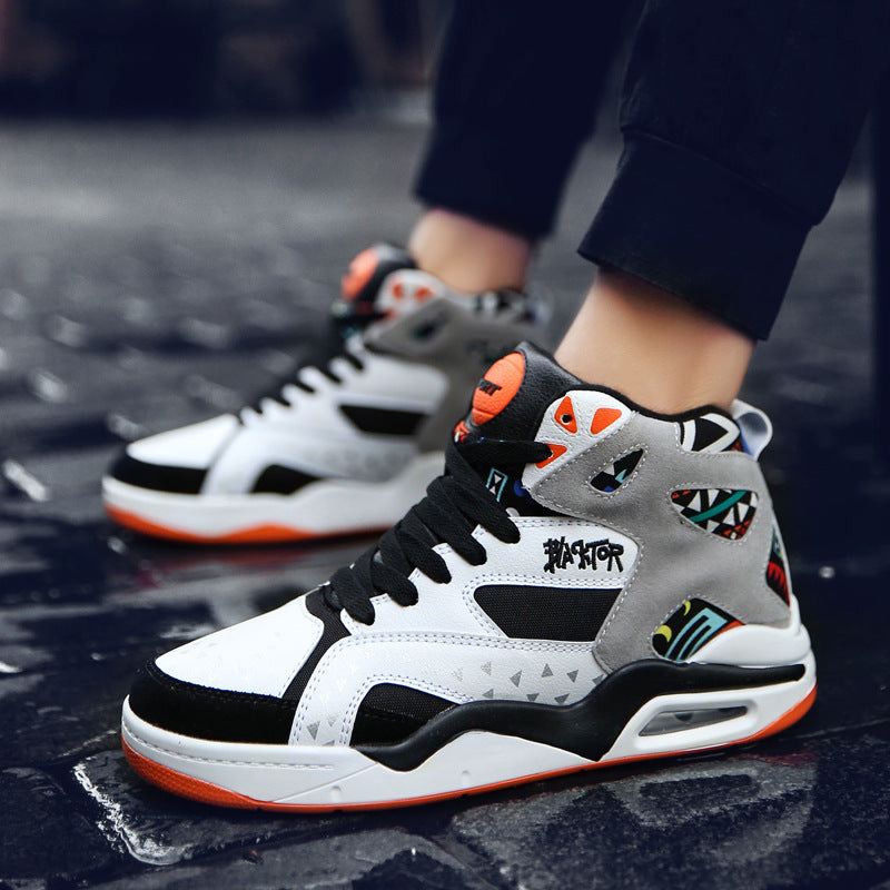 Men's High Top Basketball Shoes Lightweight Sneakers