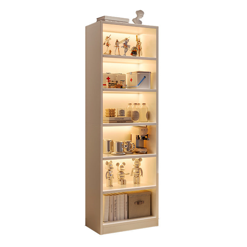 Floor-to-Ceiling Living Room Corner Bookshelf Storage Rack