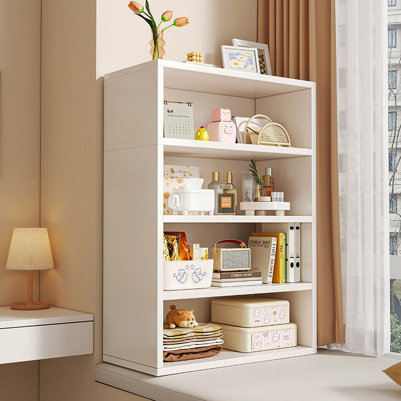 Bay Window Solid Wood Storage Bookshelf Cabinet