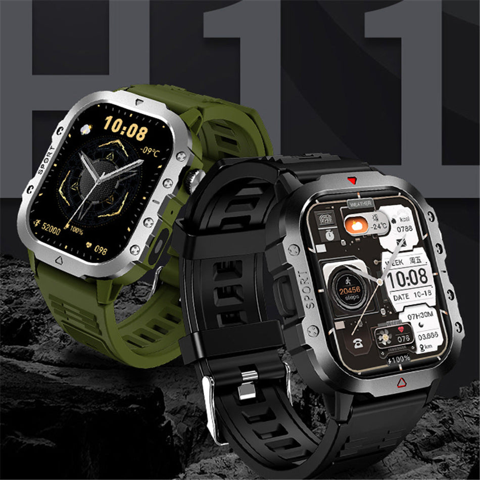 JH11 Smart Watch with Wireless Charging & Health Tracking Outdoor