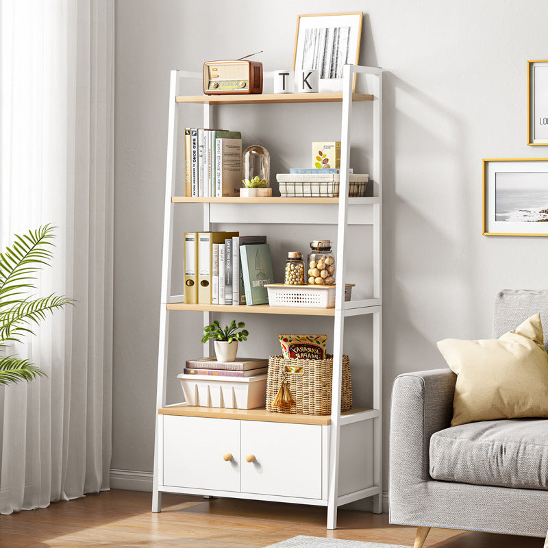 Multi-Layer Iron Floor Shelf Display Bookcase