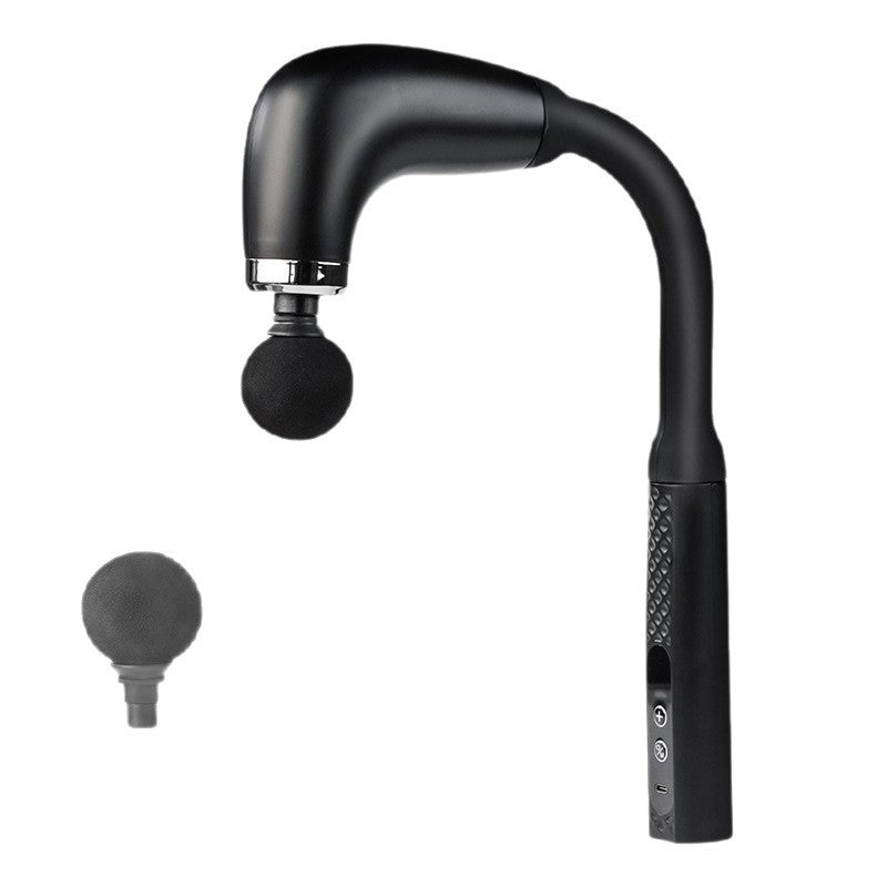 Curved Head Fascia Gun for Neck, Shoulder & Back Massage