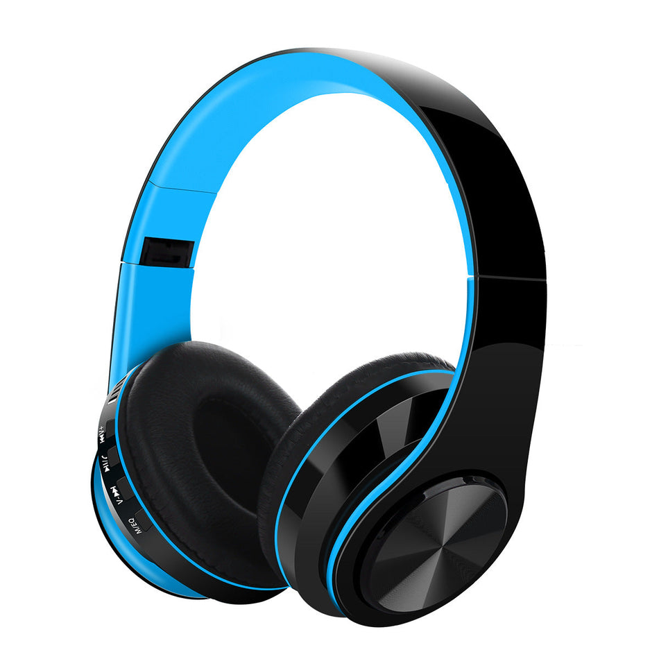 B39 Head-Mounted Bluetooth Foldable Sports Headset Wired Wireless – Black