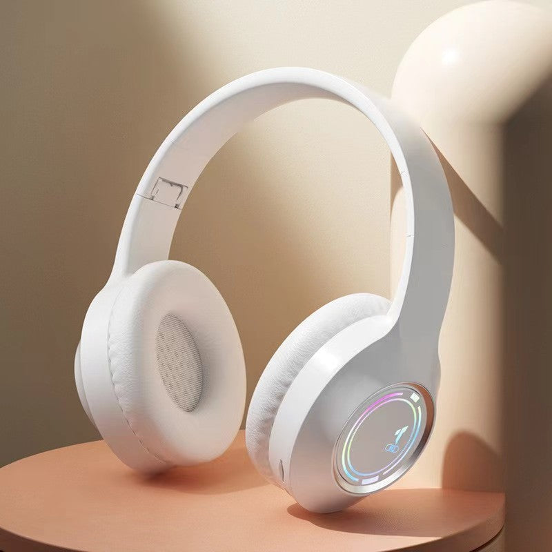Wireless Bluetooth Headset with Luminous Design & Long Battery