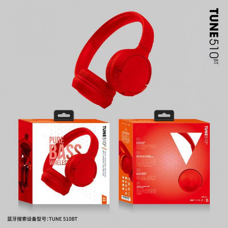 Foldable Bluetooth Over-Ear Headset with Long Standby