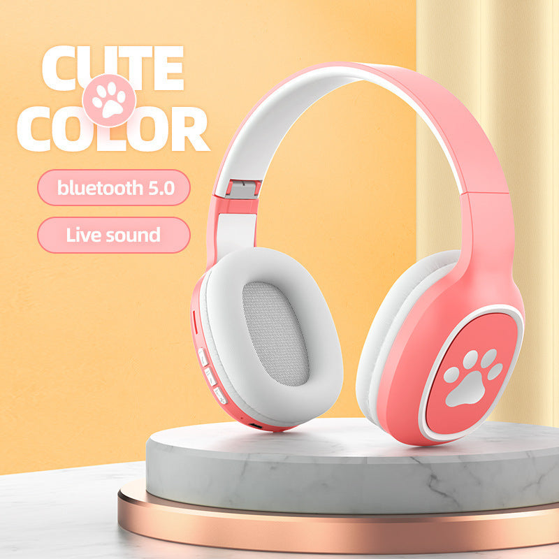 Wireless Bluetooth Over-Ear Foldable Earphones Long Battery Life
