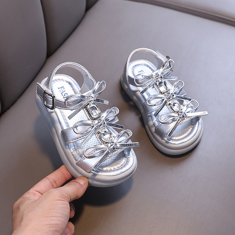 Girls’ Princess Sandals – Ladylike Leather Summer Flats