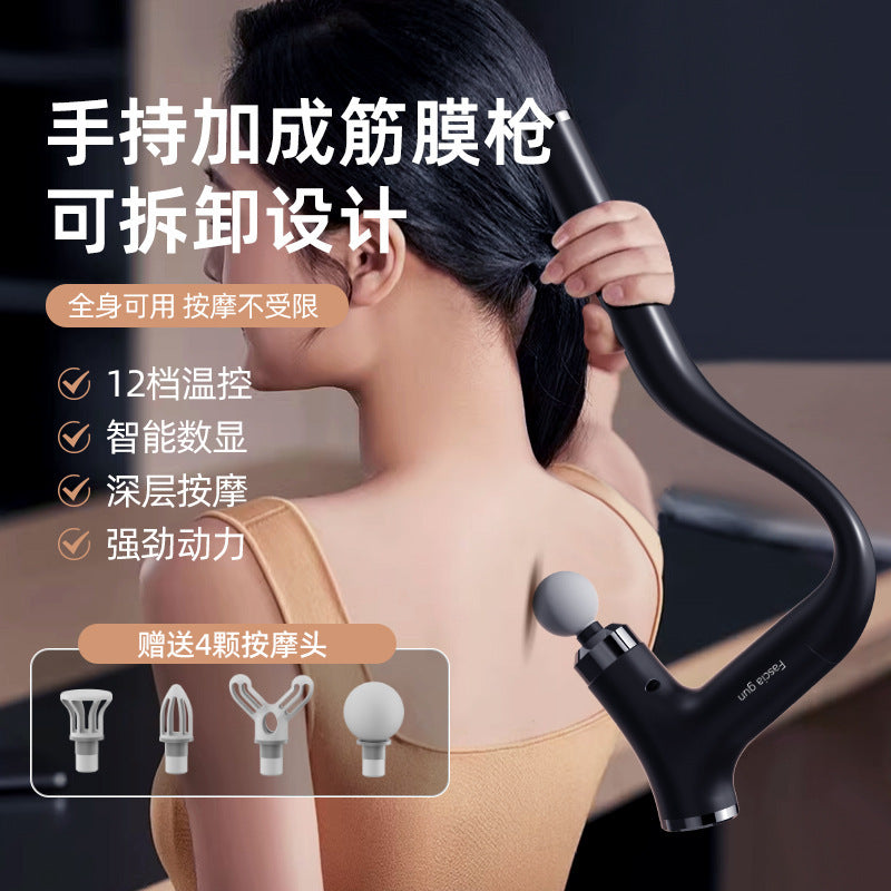 Long Handle Elbow Fascia Gun for Back & Body Massage Relief